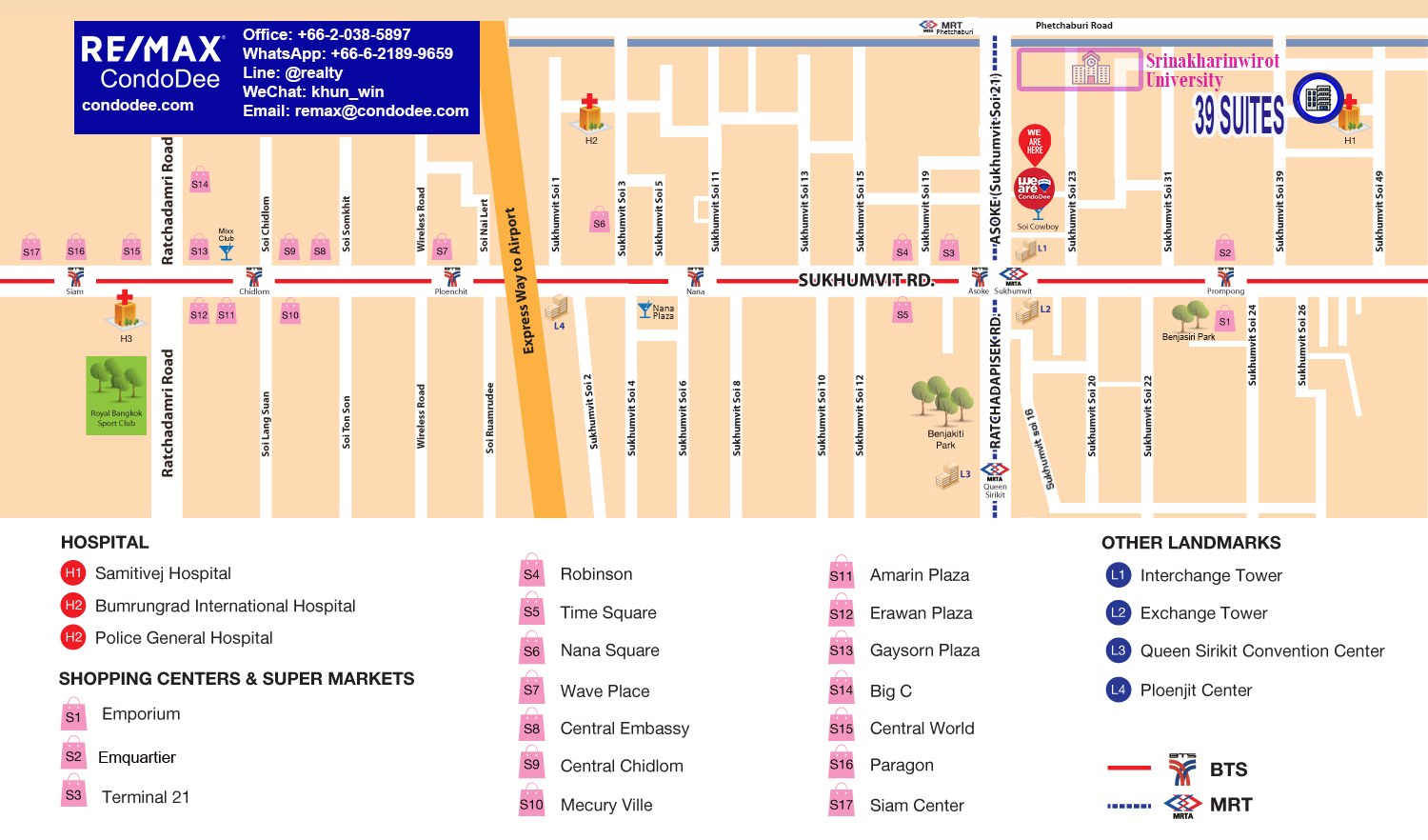 39 Suites Bangkok Condo in Sukhumvit 39 near Samitivej Sukhumvit Hospital 