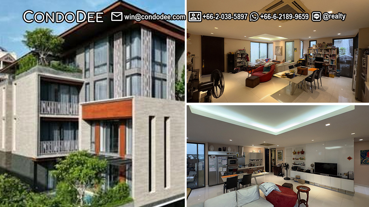 ขายทาวน์เฮ้าส์ 4 ชั้น สาทร เย็นอากาศ พร้อมสวน เลี้ยงสัตว์ได้