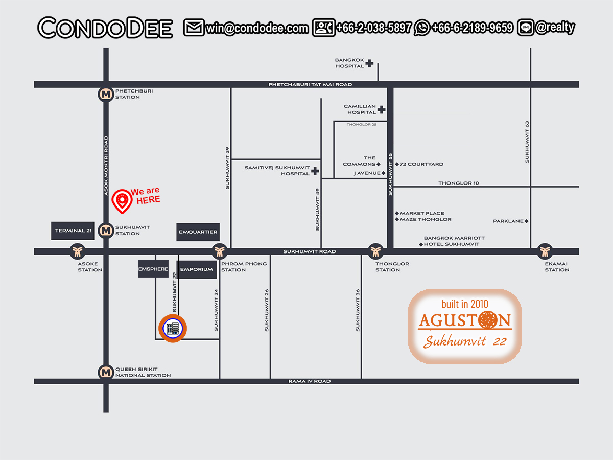 Aguston Sukhumvit 22 Condominium in Phrom Phong