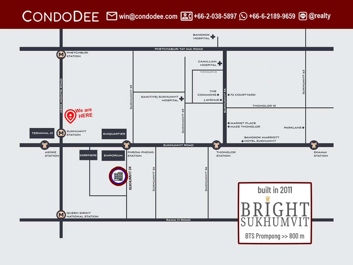 Bright Sukhumvit 24 Condominium in Phrom Phong