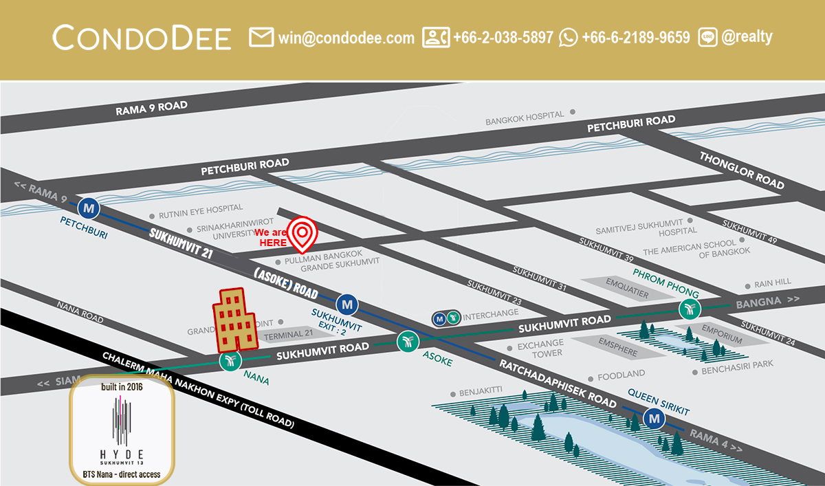Hyde Sukhumvit 13 Luxury Condominium Connected to Nana BTS
