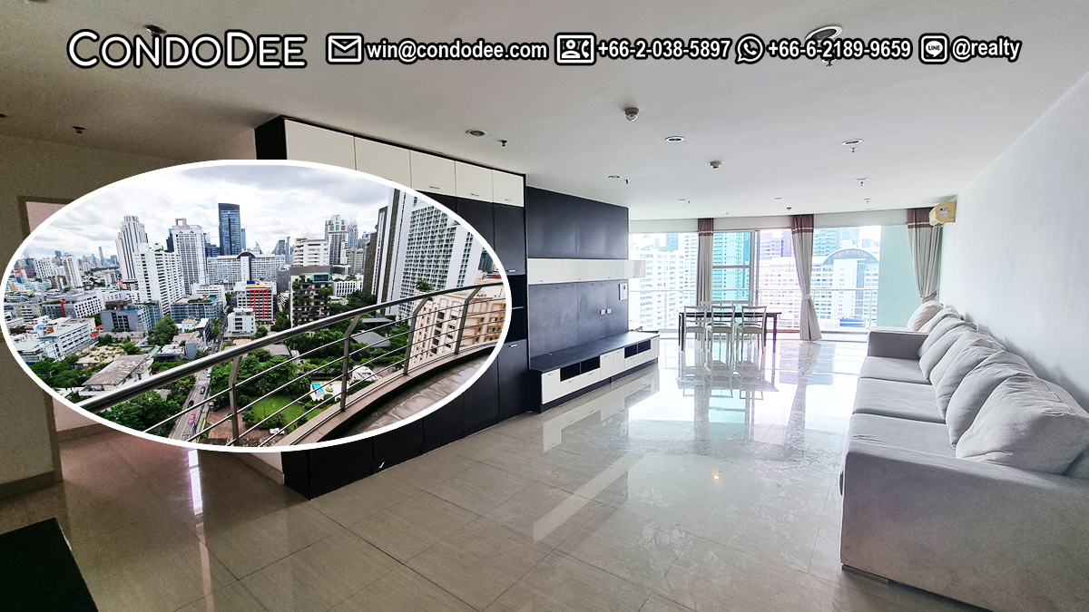 คอนโด 3 ห้องนอนขนาดใหญ่ อโศก: ทำเลกลางเมือง