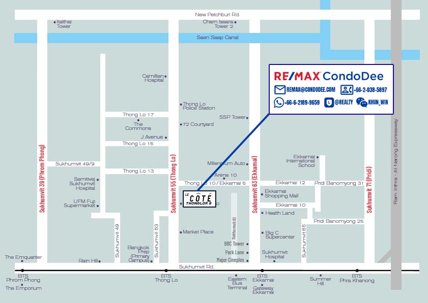 Le Cote Thonglor 8 Condo For Sale Bangkok