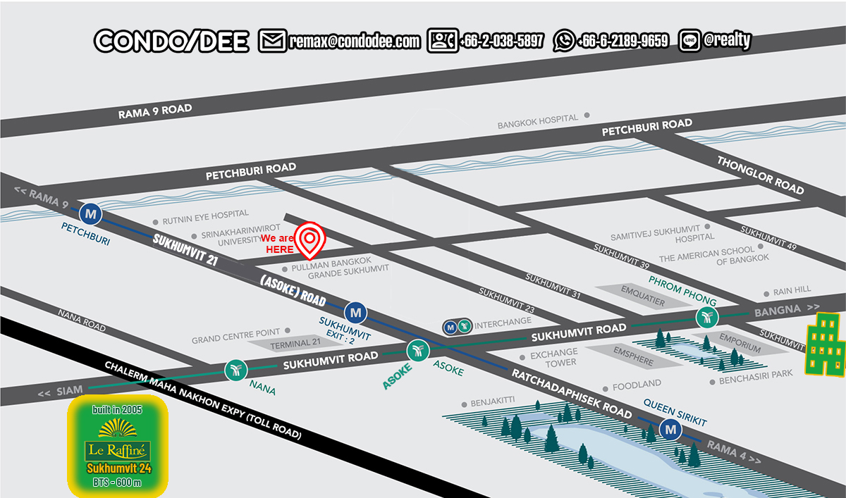 Le Raffine Sukhumvit 24 condominium in Phrom Phong