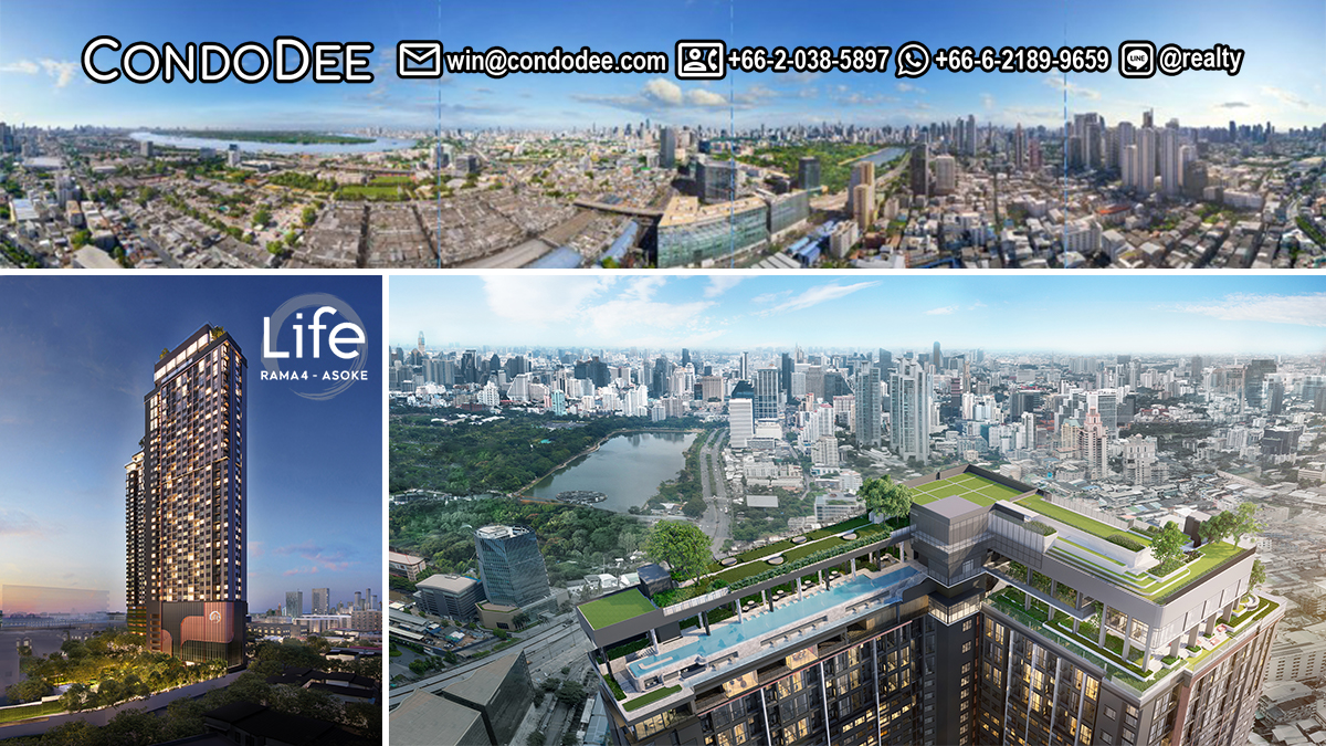 Life Rama 4 – Asoke Condo for Sale Near MRT Queen Sirikit