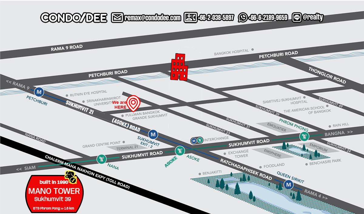 Mano Tower pet-friendly Bangkok condo on Sukhumvit 39
