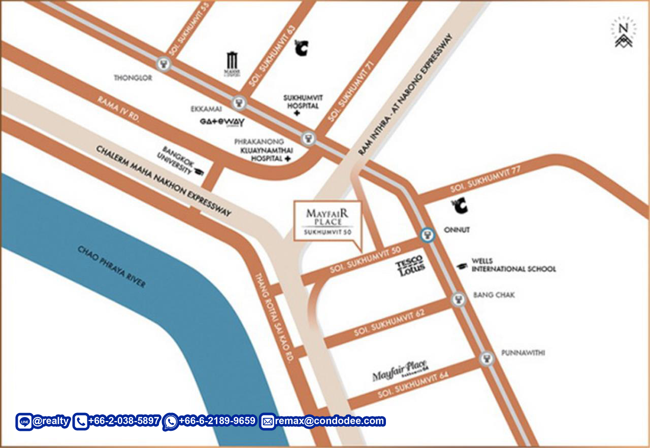 Mayfair Place Sukhumvit 50 Condominium Near BTS On Nut