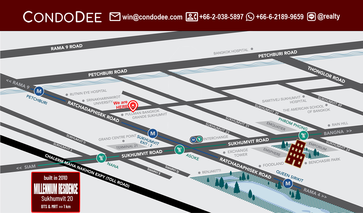Millennium Residence high-rise luxury Sukhumvit condominium