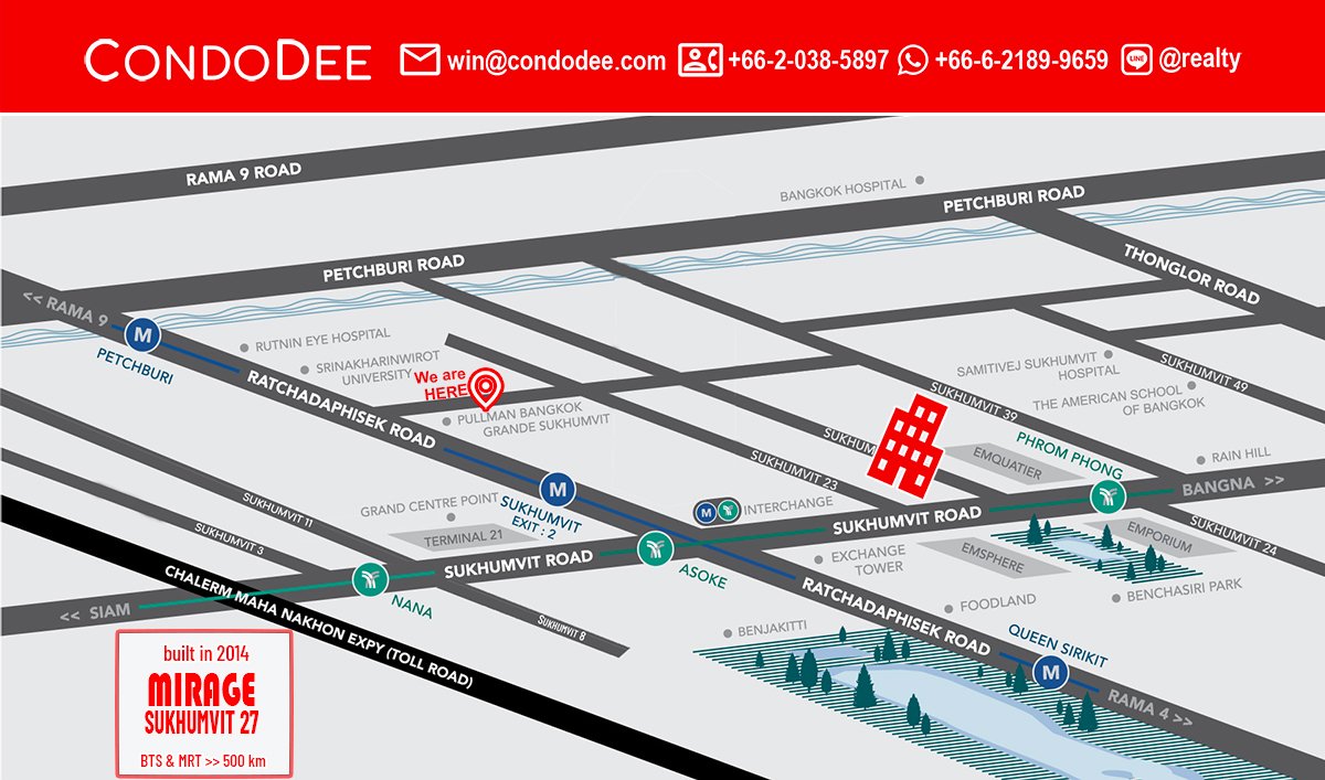 Mirage Sukhumvit 27 Low-Rise Condominium