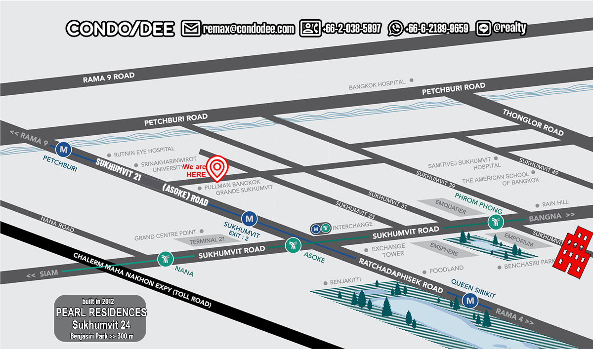 Pearl Residences Sukhumvit 24 Low-Rise Condominium Near BTS Phrom Phong
