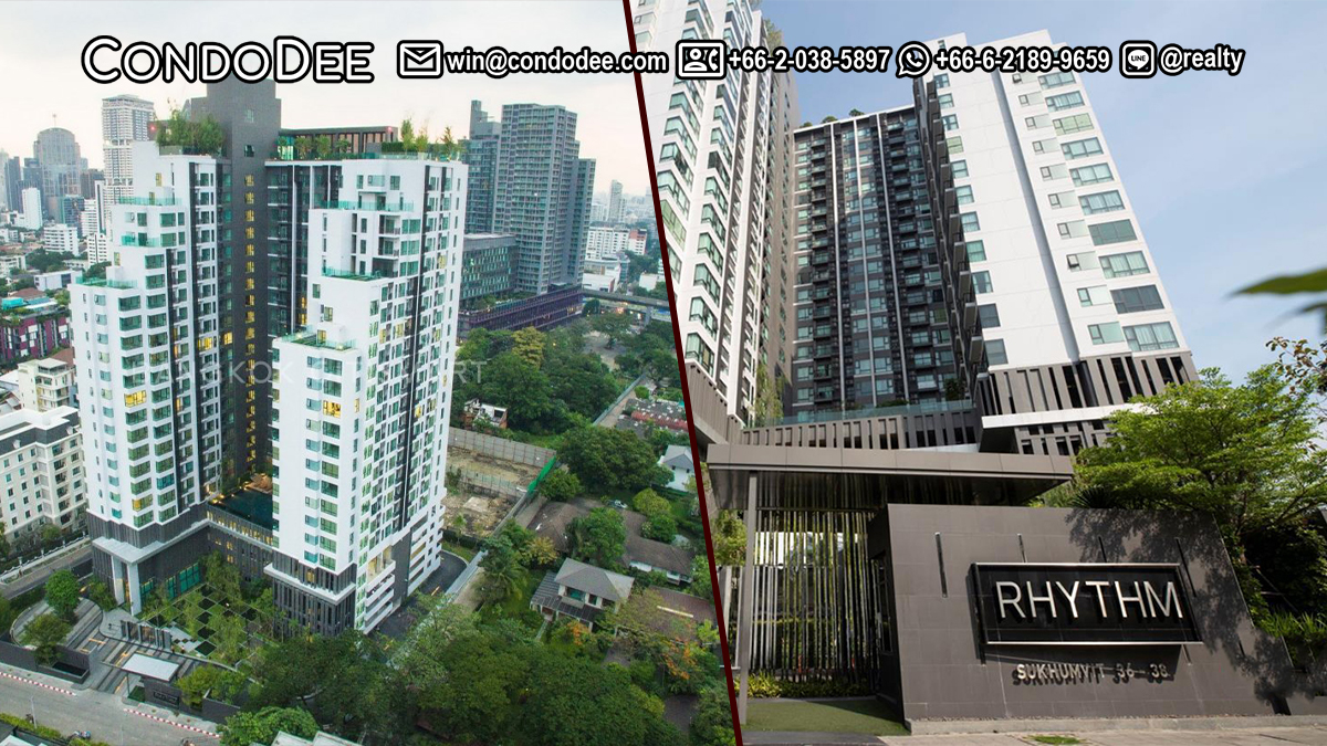 คอนโดหรู Rhythm สุขุมวิท 36-38 ใกล้ BTS ทองหล่อ