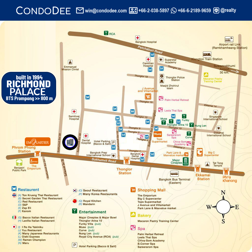 Richmond Palace Bangkok condo in Sukhumvit 43