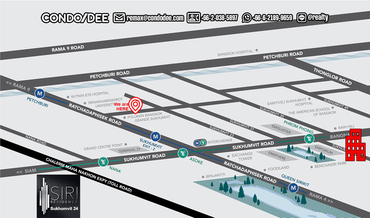 Siri Residence Condominium Near BTS Phrom Phong