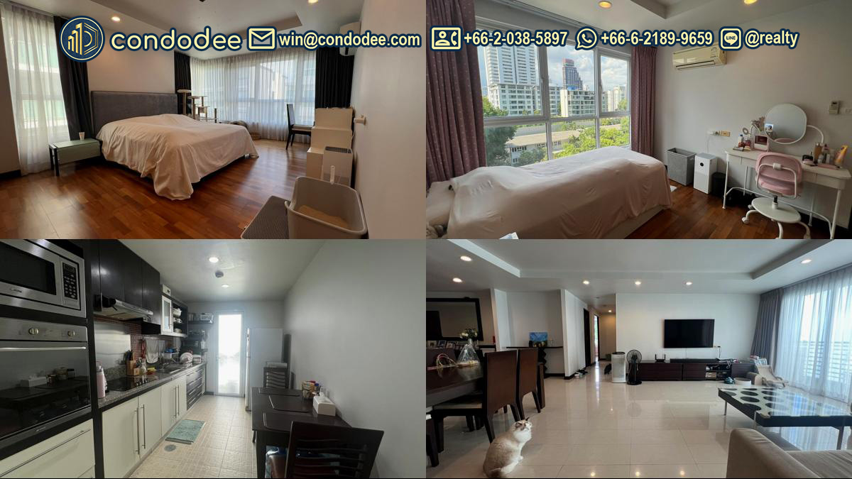 คอนโด 3 ห้องนอน สุขุมวิท 61 ใกล้ BTS เอกมัย