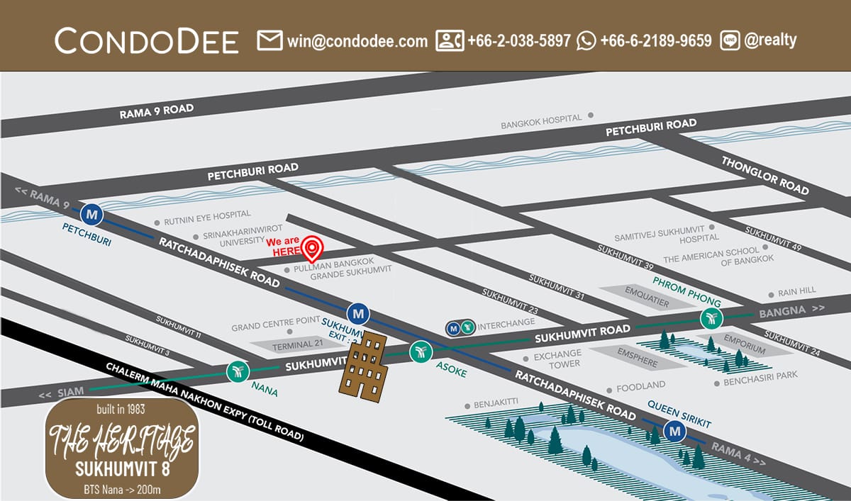 The Heritage Condominium Sukhumvit 8 - Large Sukhumvit Apartments