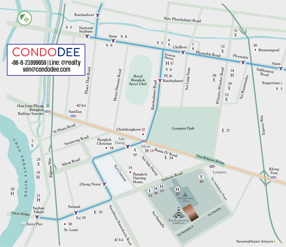The Sukhothai Residences Luxury Condo For Sale In Bangkok