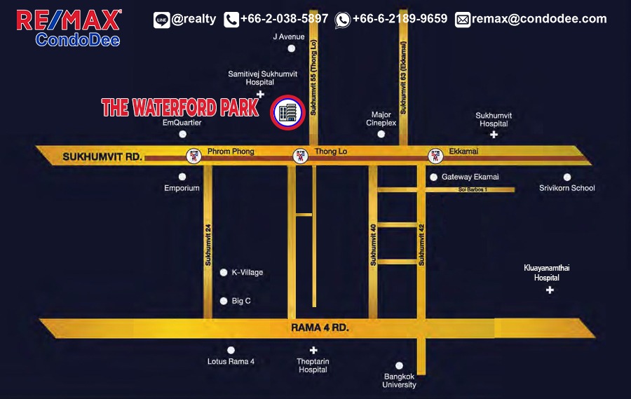 The Waterford Park Sukhumvit 53 Bangkok Condominium in Thong Lo