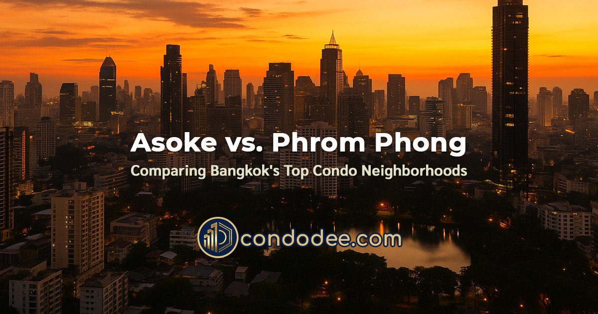 🏙 Asoke vs. Phrom Phong: Comparing Bangkok's Top Condo Neighborhoods