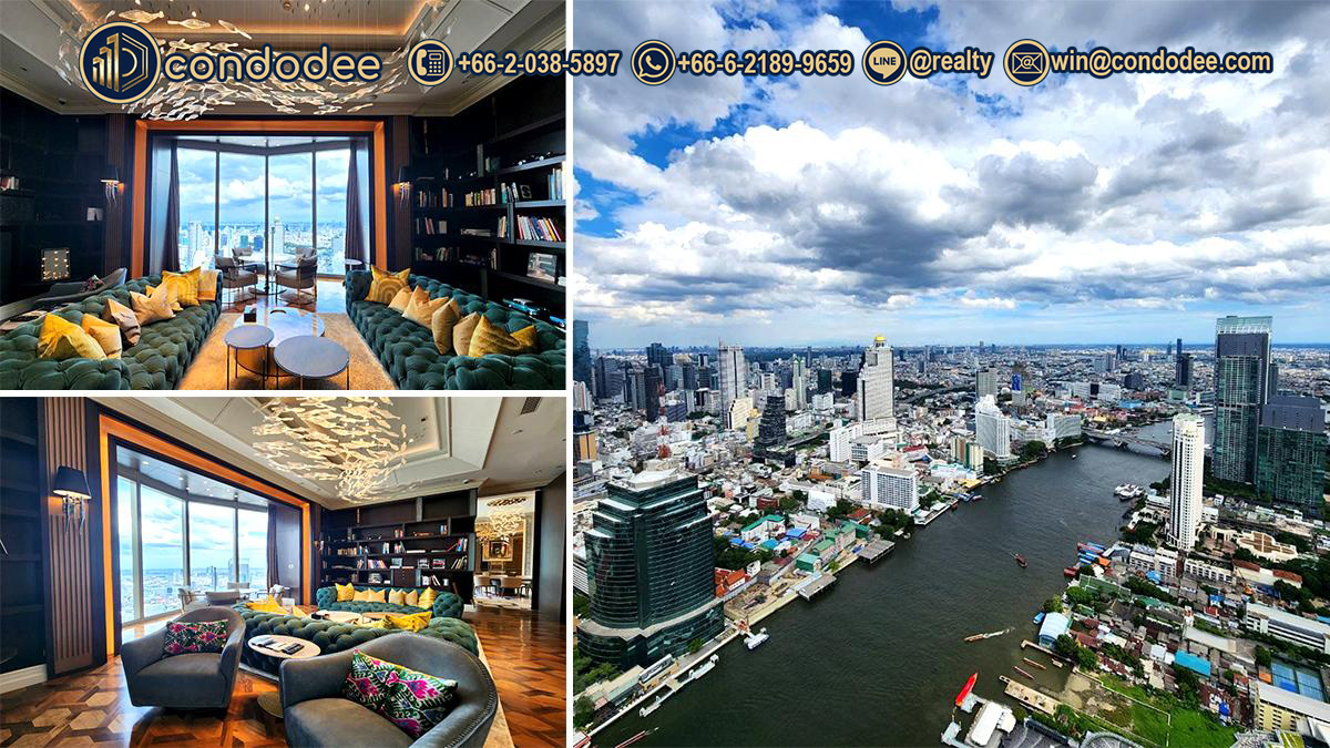 ขายเพนต์เฮาส์หรู ริมแม่น้ำเจ้าพระยา – แมนดาริน โอเรียนเต็ล