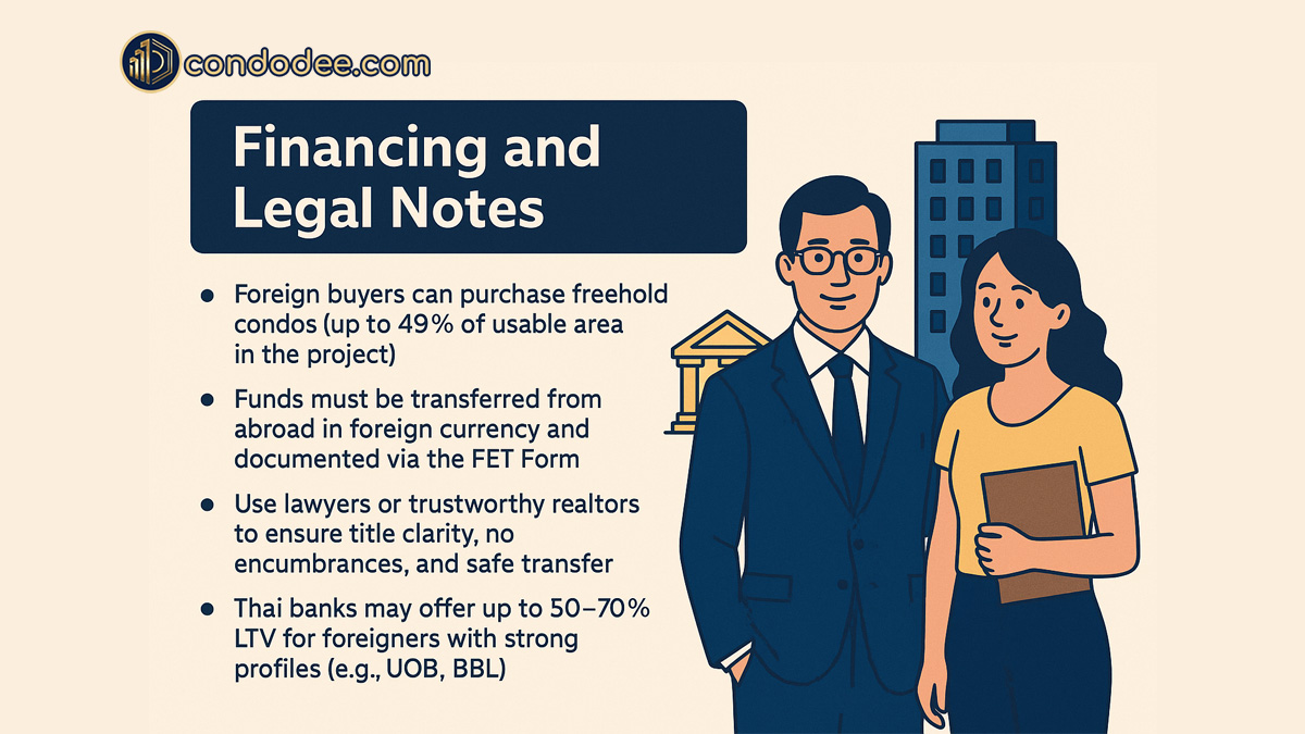 Legal and financing checklist for foreign condo buyers in Bangkok, Thailand