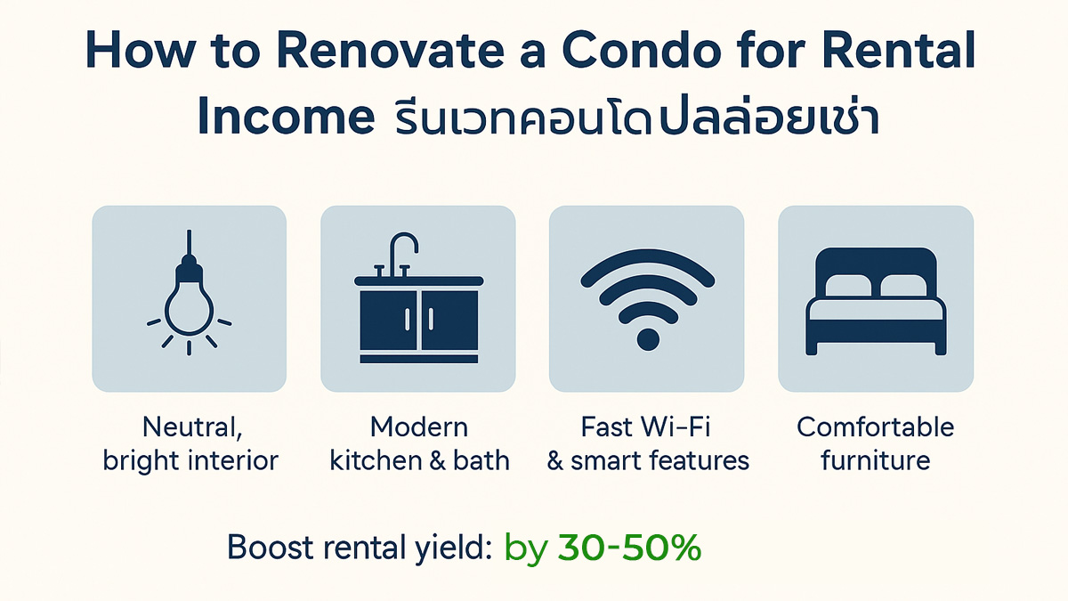 A bright, modern renovated condo designed for the rental market.