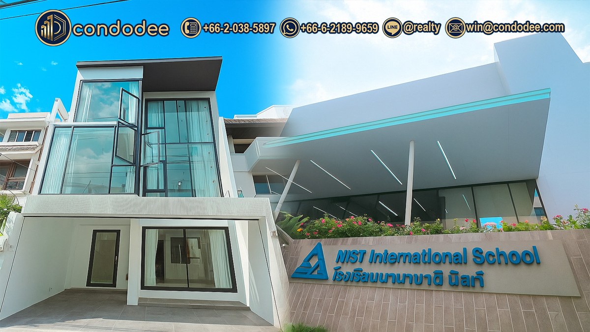ขายทาวน์เฮ้าส์ 3 ชั้น รีโนเวทใหม่ ใกล้โรงเรียน NIST สุขุมวิท 15