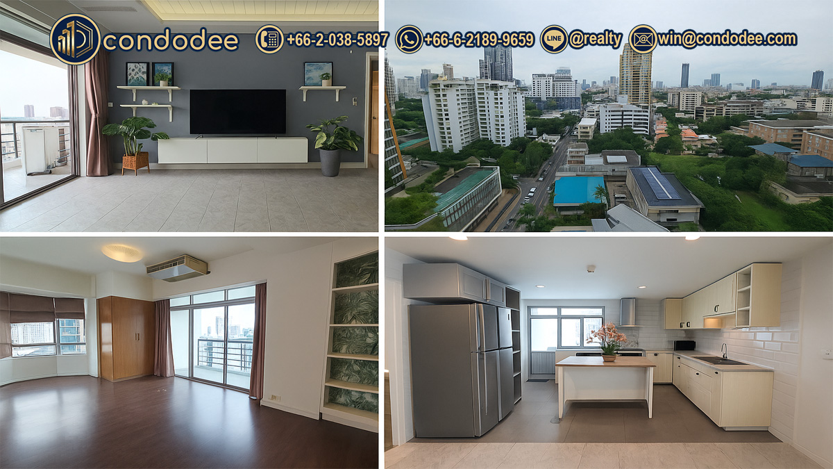 ขายคอนโด รอยัล คาสเซิล สุขุมวิท 39 – 3 ห้องนอน 140 ตร.ม. ชั้นสูง วิวเปิดโล่ง
