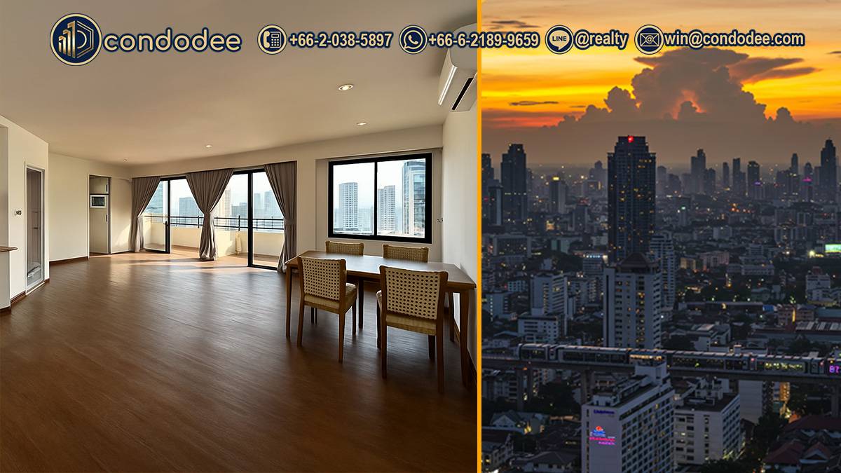 คอนโด 2 ห้องนอนรีโนเวทใหม่ สำหรับขายในสุขุมวิท 6 ใกล้ BTS นานา