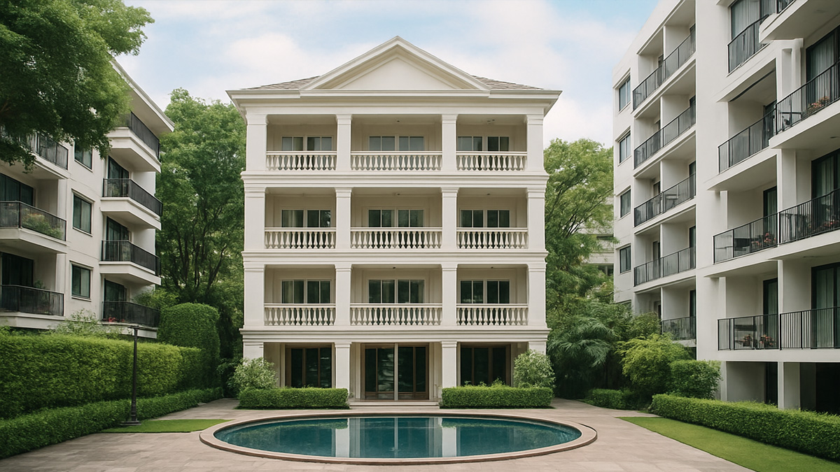 Low-rise condo project on Sukhumvit 61 in quiet Bangkok residential area | คอนโดโลว์ไรส์ในซอยสุขุมวิท 61 ย่านอยู่อาศัยสงบ