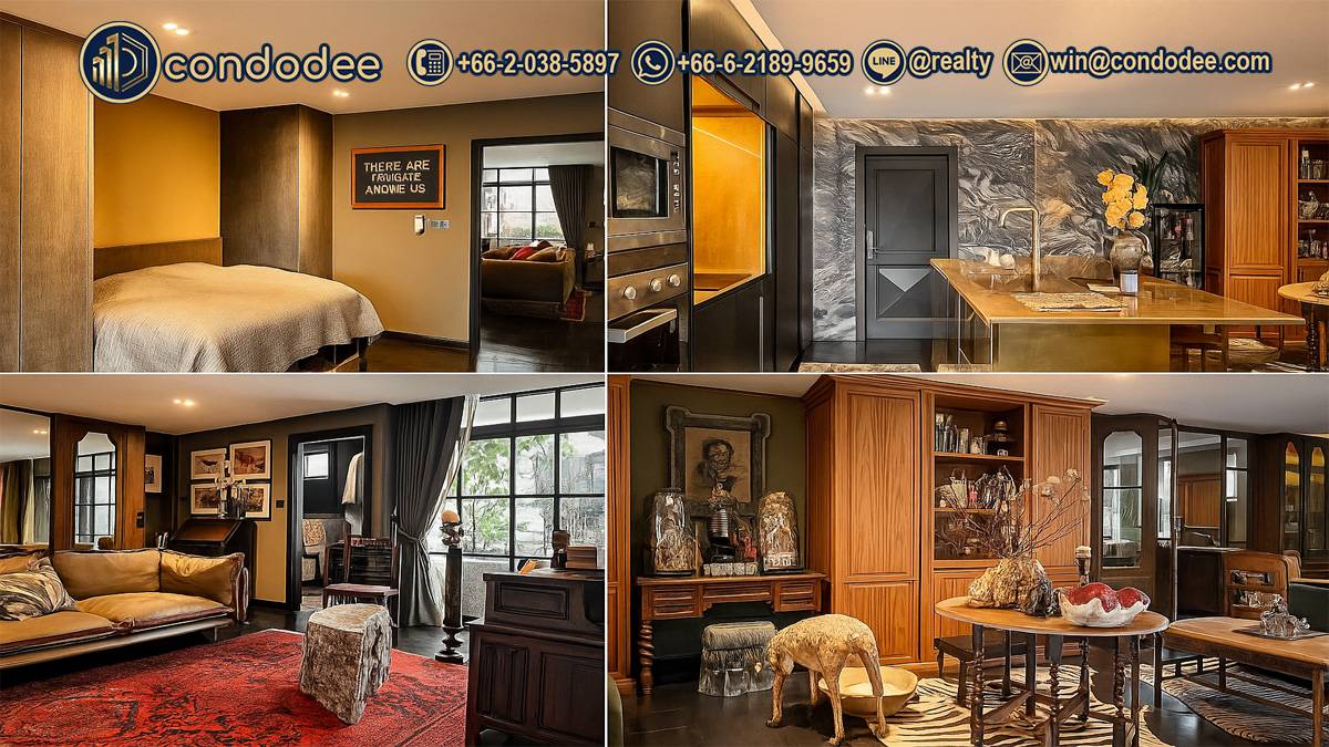 คอนโดหรู 3 ห้องนอนสำหรับขายในพร้อมพงษ์ (250 ตรม.)